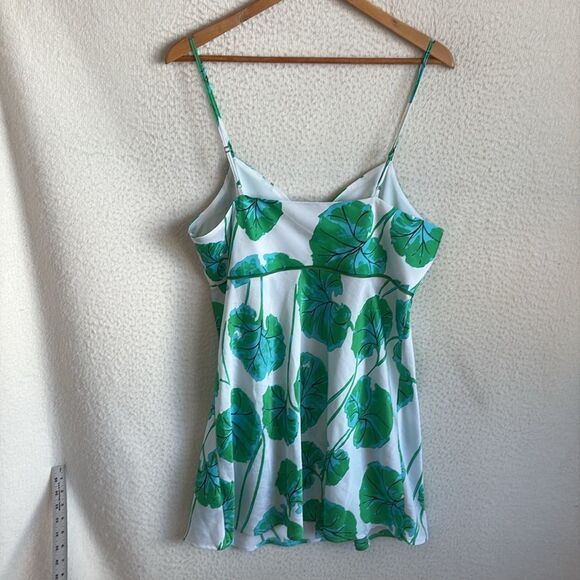 Diane von Furstenberg x Target Slip Women’s Size Large Green White‎ - Picture 6 of 8